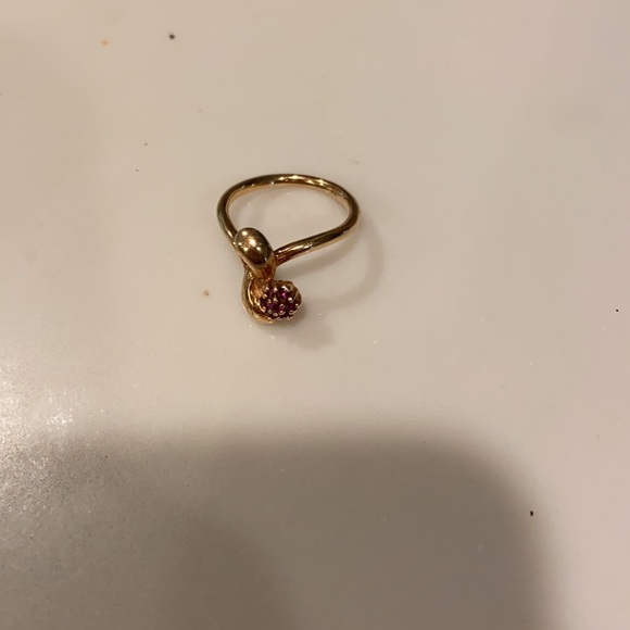 Ruby gold ring - Picture 3 of 6